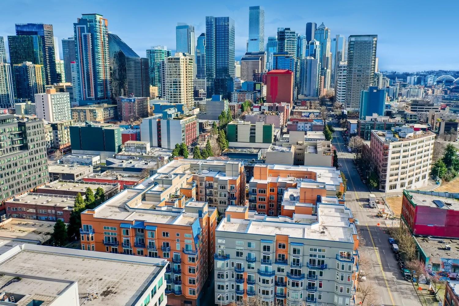Space Needle Downtown Modern Top Story Penthouse Seattle Eksteriør billede